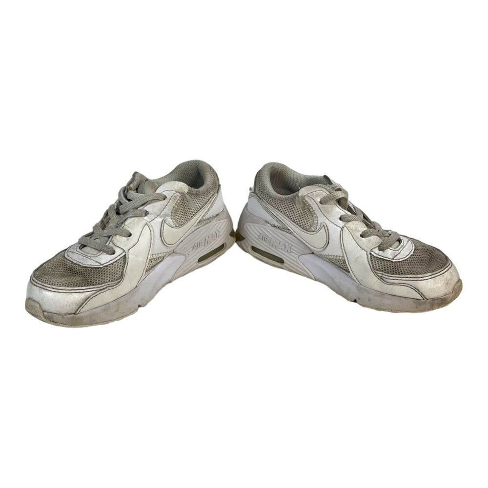 Nike Air Max Excee Triple White Trainers Size 12C D6892 Kids Toddler School Play